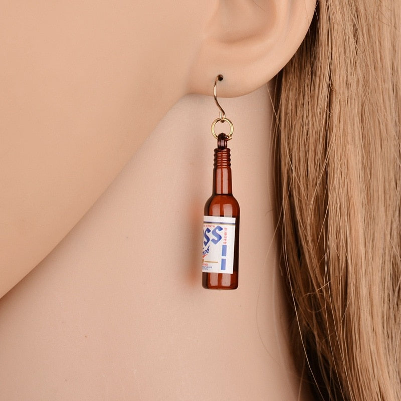 Mineral Water Bottles Earrings
