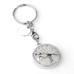 Luxury Crystal Stone Tree of Life Keychain