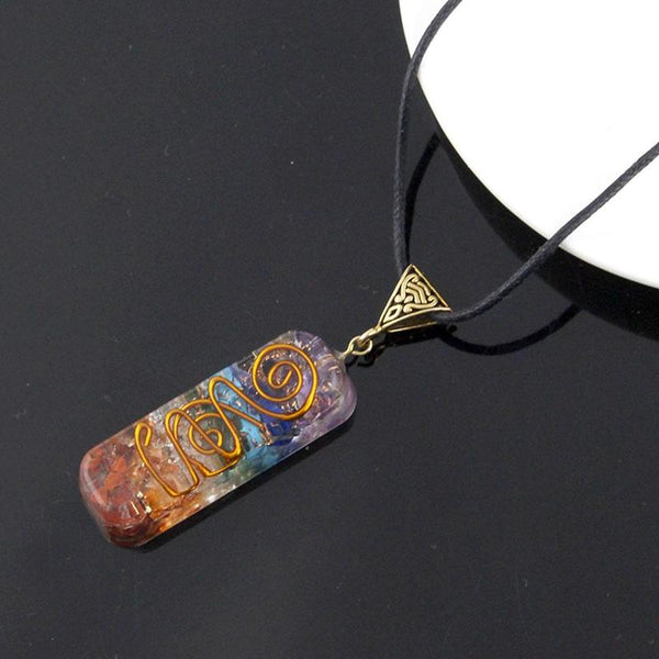 Seven Veins Energy Pendant Necklace