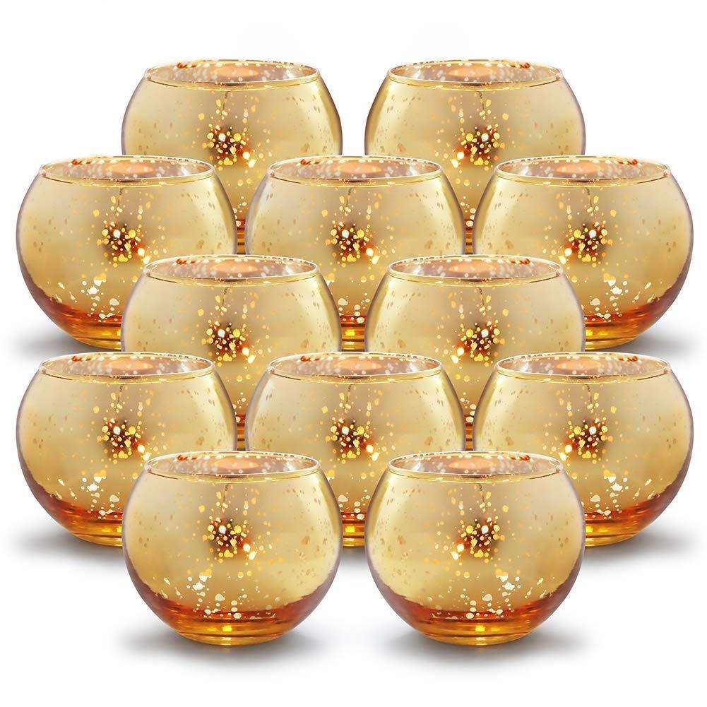 Mercury Glass Candle Holders Votive Tealight Candlestick