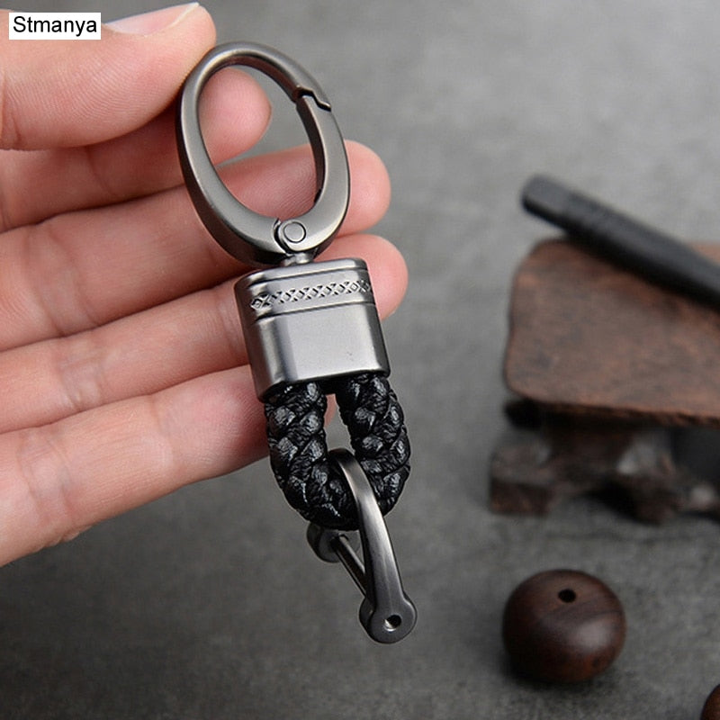 hand-woven leather Car Key Ring