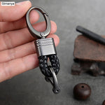hand-woven leather Car Key Ring
