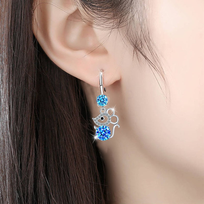 Crystal Dangle Earring