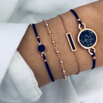 Bohemian Black Rope Chain Bracelet