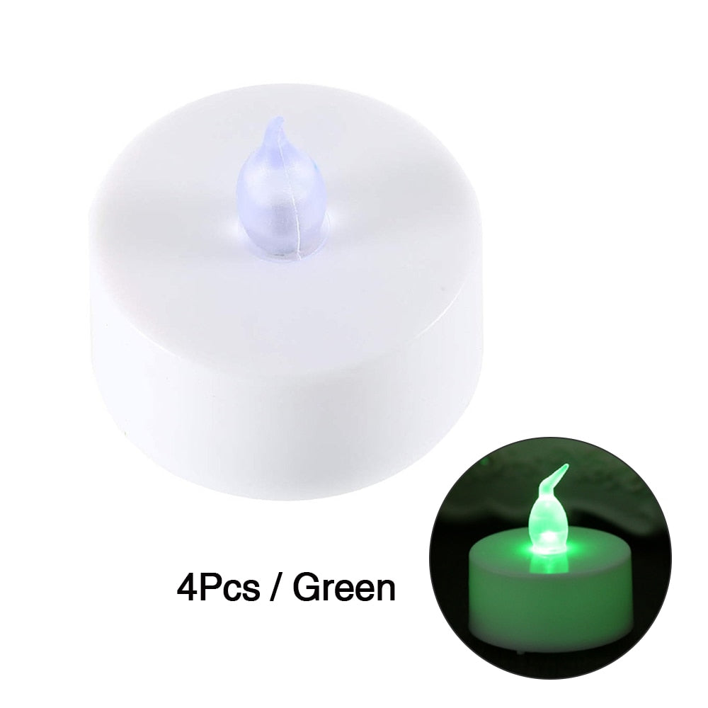 Christmas Snowman LED Light Candle