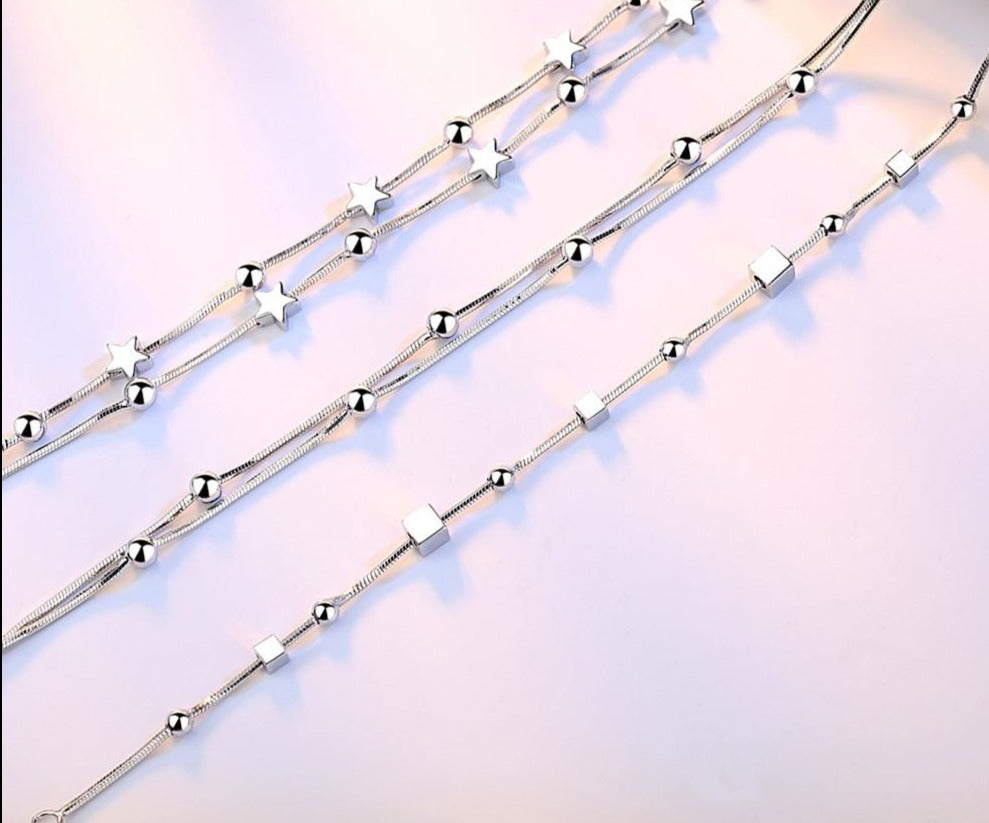 925 Stamp Sterling silver jewelry fashion woman bracelet