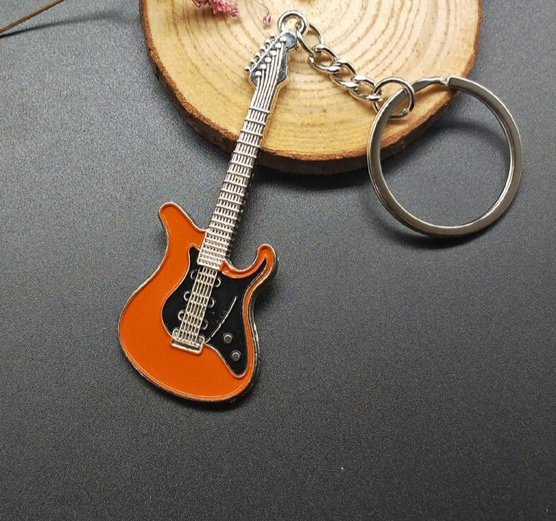 Guitar Metal 6 colour KeyChain