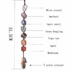 Natural Stone Car Dangle Keychain