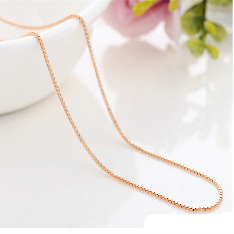 Rose Gold Color Necklace for Women