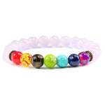 Beads Reiki Buddha Prayer Natural Stone Yoga Bracelet For Women