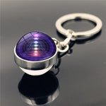 Glass Ball Key Chain