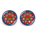 7 Chakra Reiki Photo Stud Earring