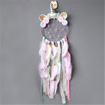 Indian Style Pink Unicorn Dreamcatcher Wind Chimes