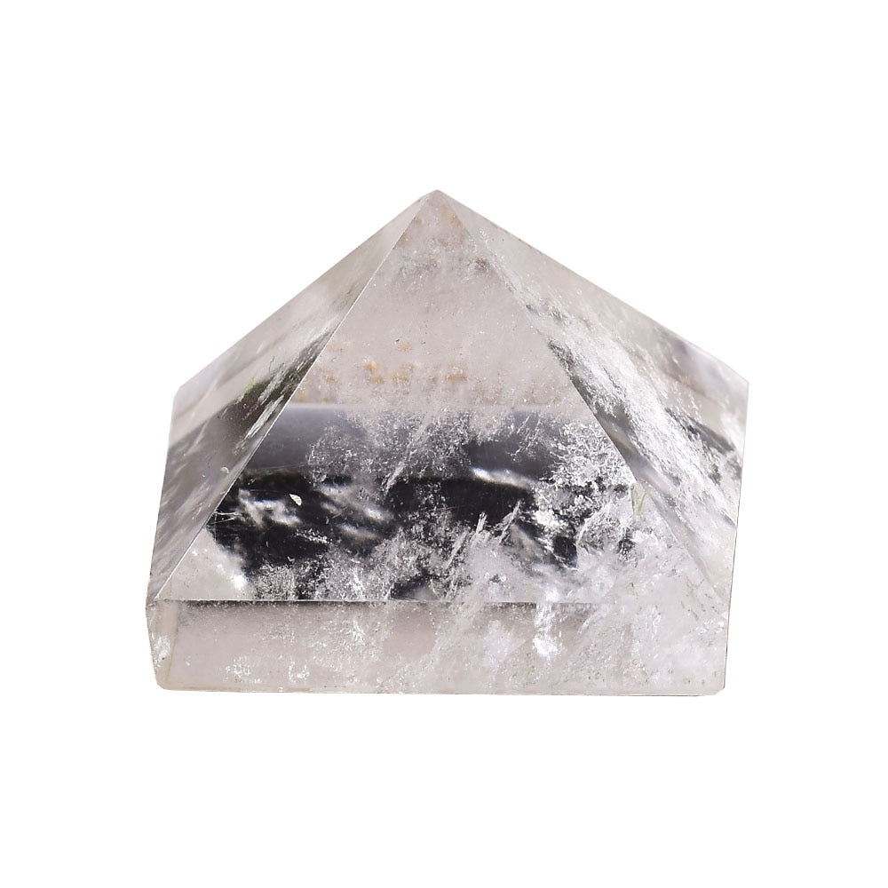 Natural Fluorite Crystal Pyramid Quartz Healing Stone