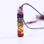 7 Chakra Energy Rainbow Crystal Pendant