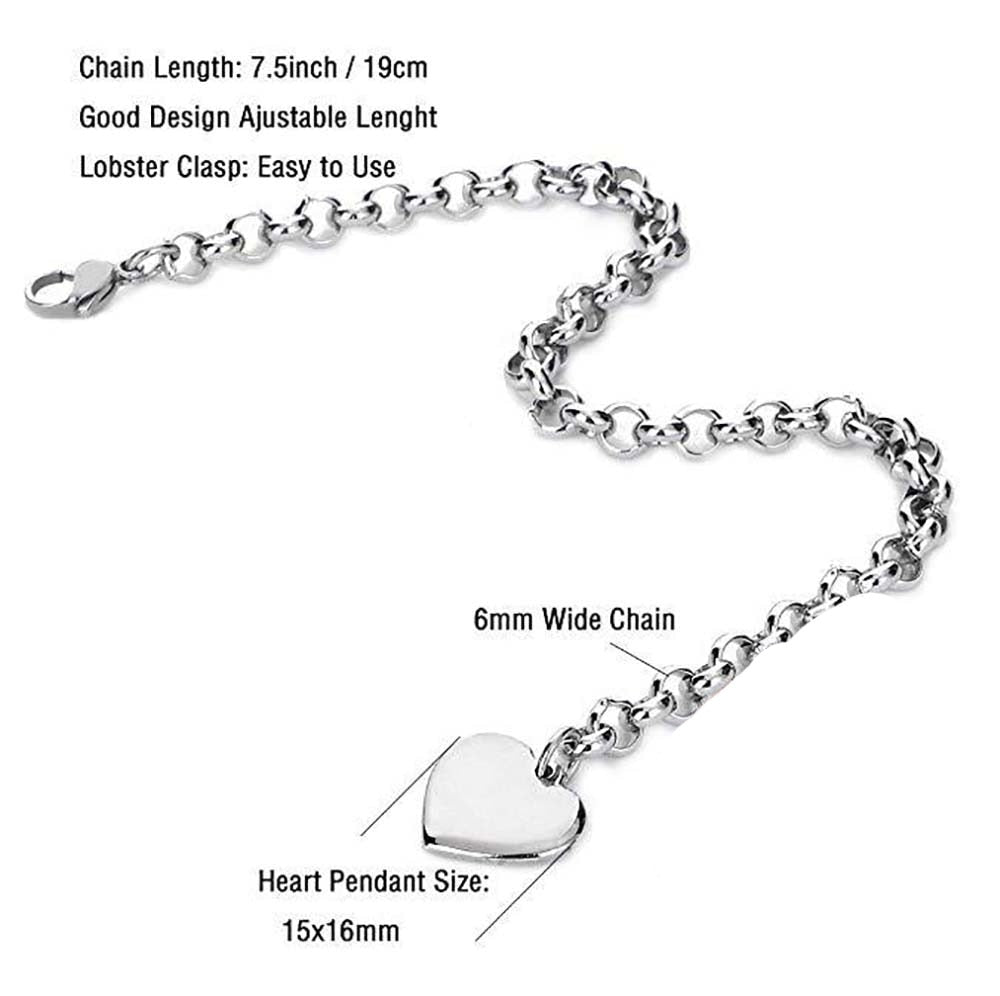 Heart Charm Bracelets
