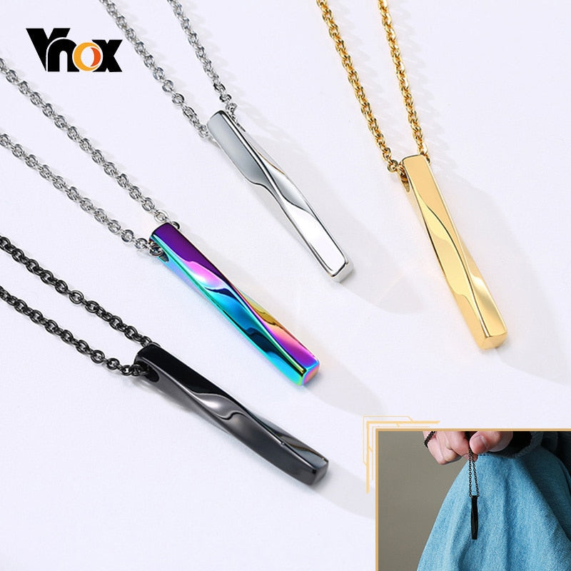 Vnox Mobius Pendant for Men Women