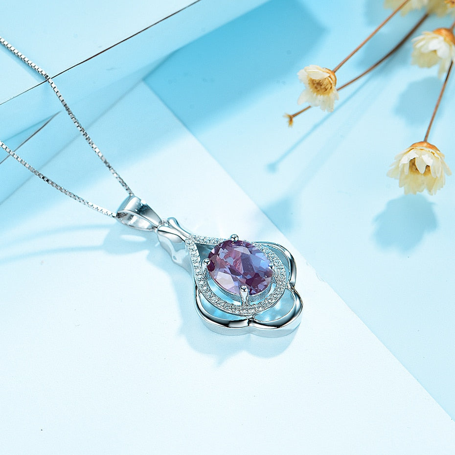 Natural Alexandrite Gemstone Pendant