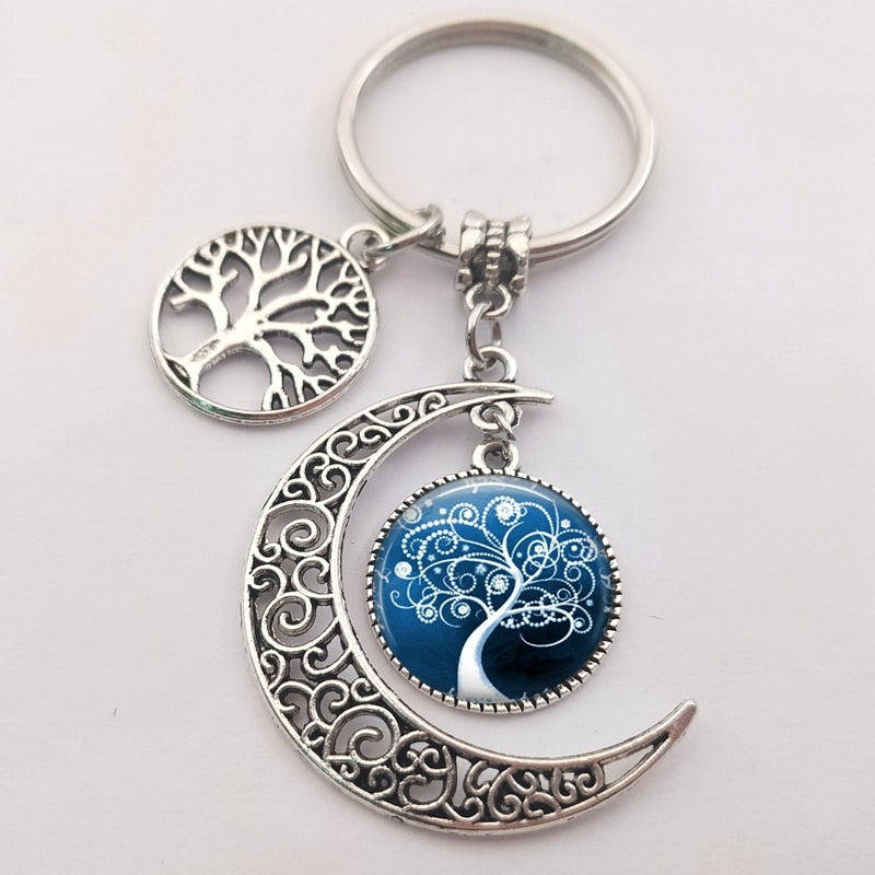 Tree of life statement keychain
