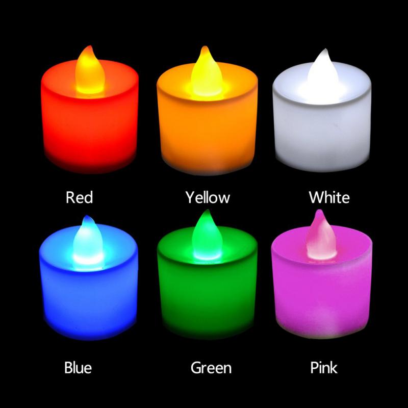 Battery Powered Flameless LED Tea Lights Candles