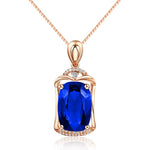 Ruby Treasure Pendant Necklace
