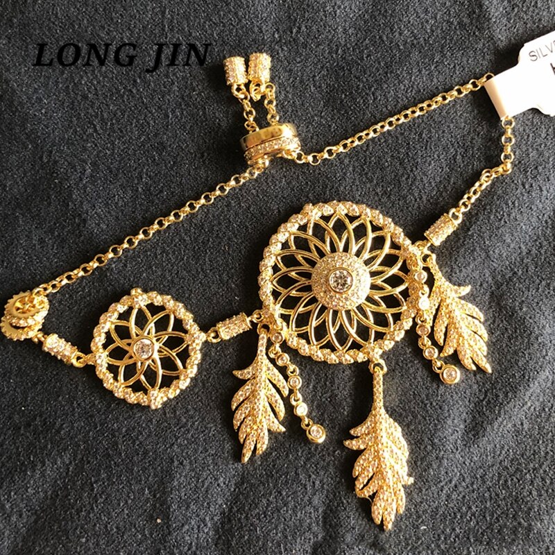 Tassel Dream Catcher Shiny Zircon Female Bracelet