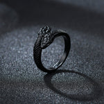 Double Head Snake Adjustable Rings