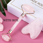 Face Massage Jade Roller Rose Quartz