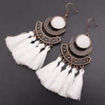 Tassel Earrings  Women Long Fringe Drop Earrings