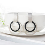 Circle Drop Earrings