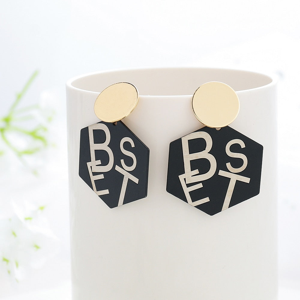 Circle Drop Earrings