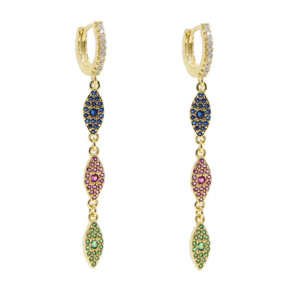 long dangle drop earring