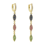 long dangle drop earring