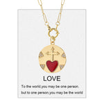 Red Heart Love Pendant for Women