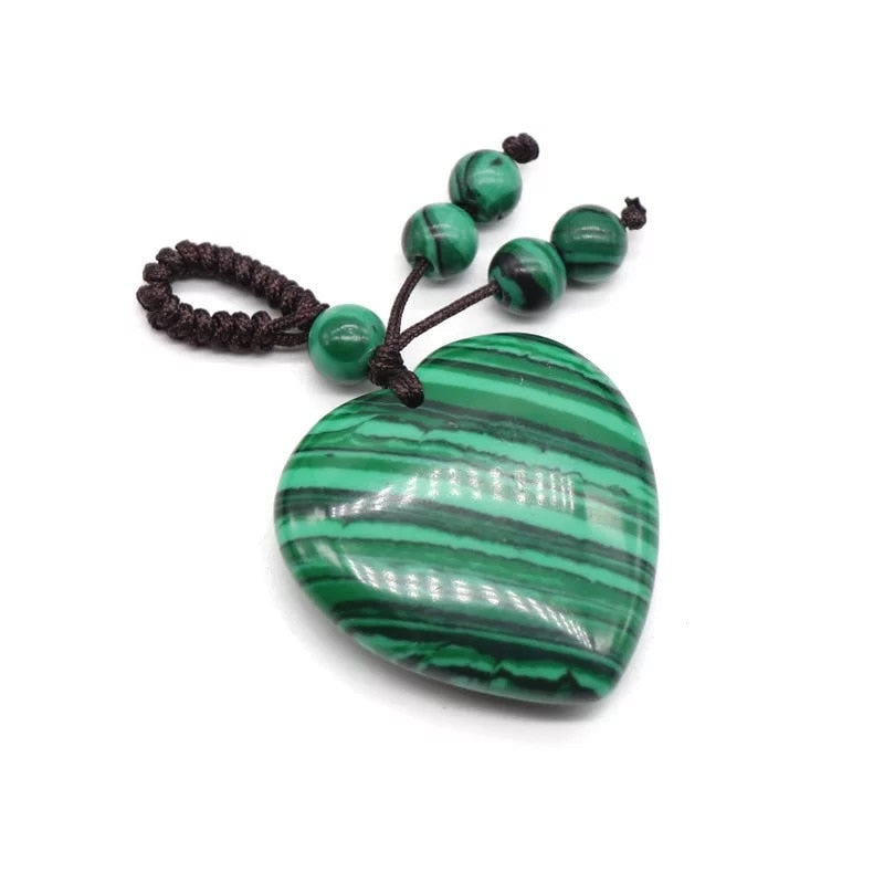 Hand Craft Natural Stone Keychains