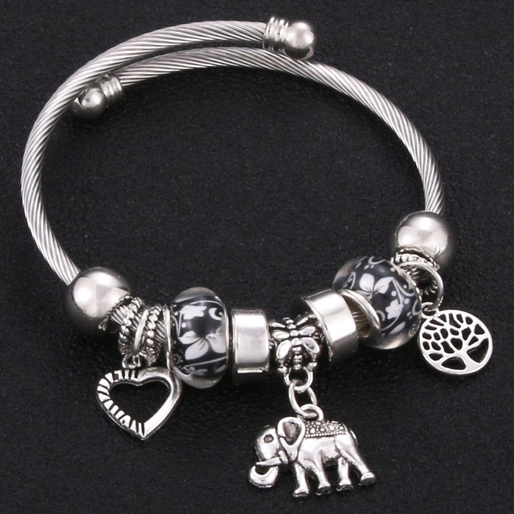 Tree of Life Elephant shape Bracelet