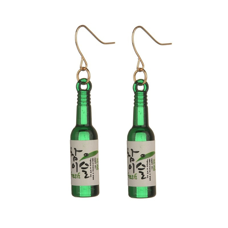 Mineral Water Bottles Earrings