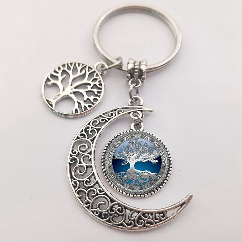 Tree of life statement keychain