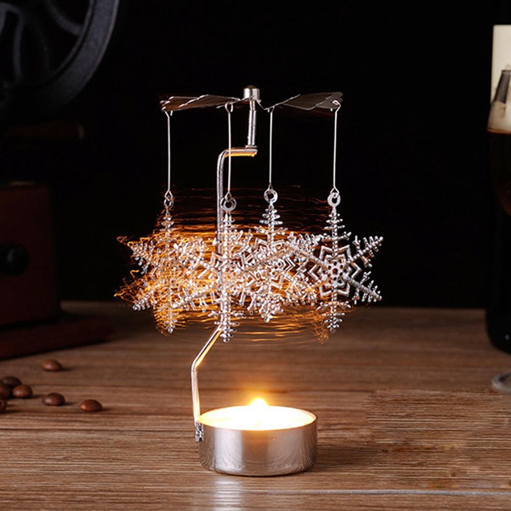 Christmas Rotary Candle Holder