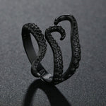 Double Head Snake Adjustable Rings