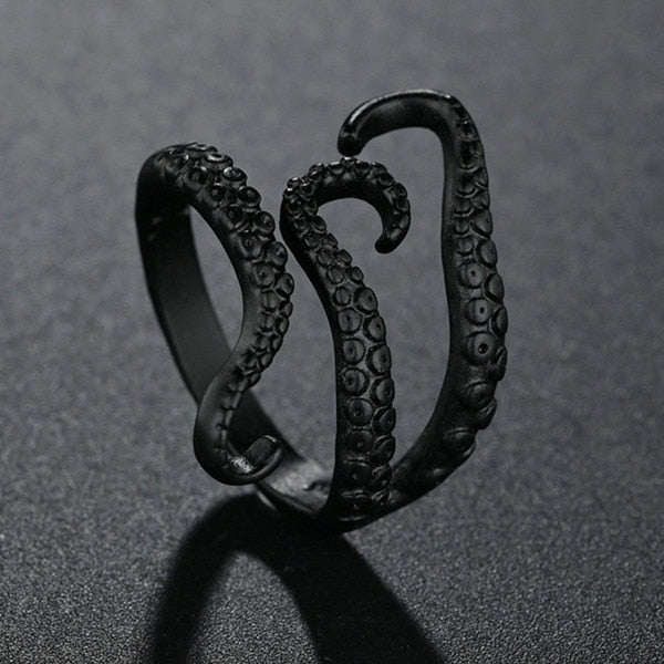 Double Head Snake Adjustable Rings