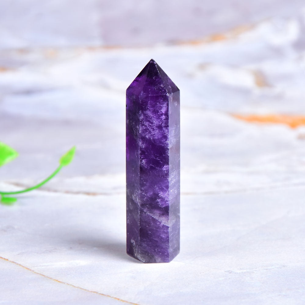 Crystal Healing Energy Stone Natural Quartz Home Decor Reiki Polished Crafts