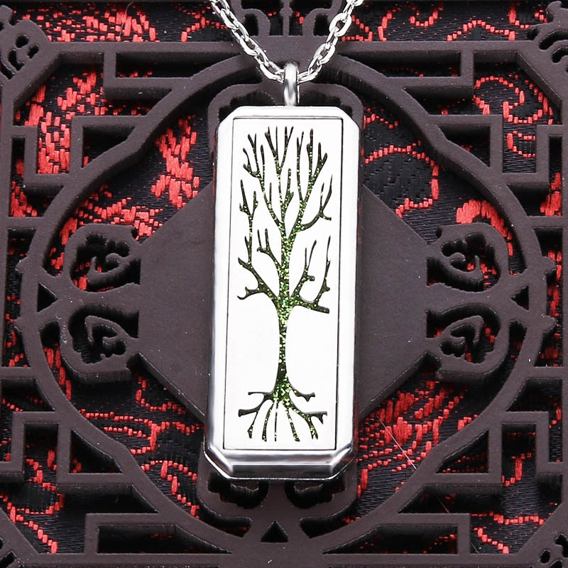 Tree Of Life Aroma Perfume Essential Oil Necklace