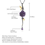 Rose Flower Pendant Necklace