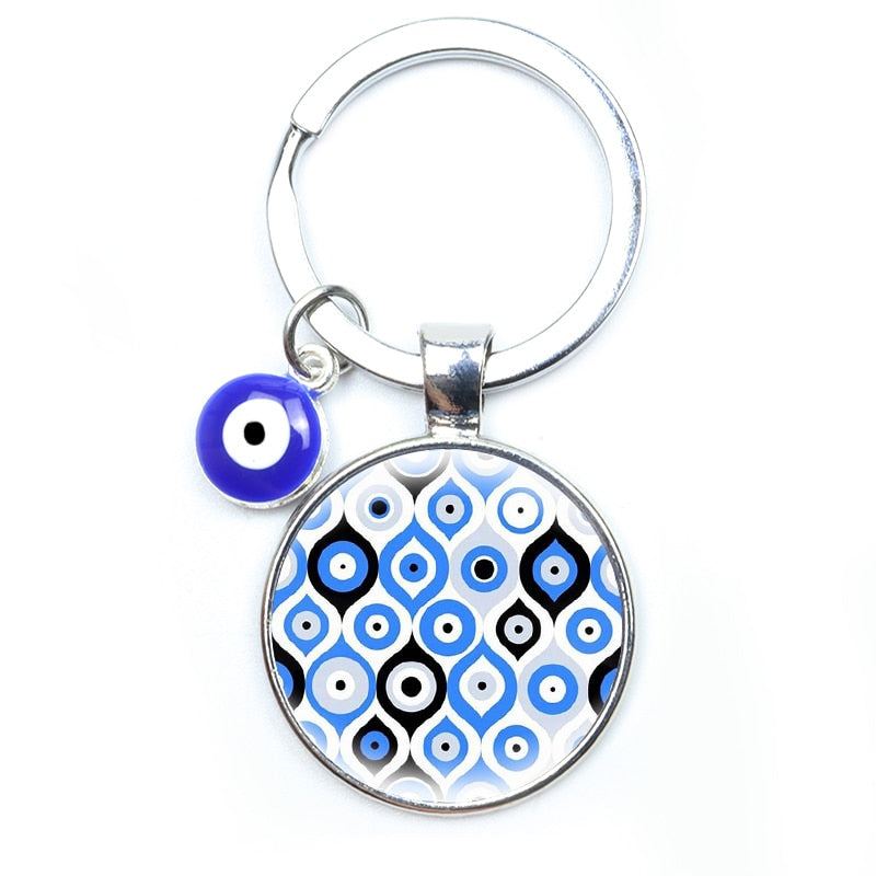 Blue Turkish Evil Eye Creative Keychains