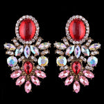 Wedding Bridal Statement Crystal Earrings