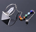 Reiki Healing 7 Chakra Dowsing Natural Stone 