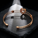 Anniversary Wedding Necklace Earrings Bangle Ring Set