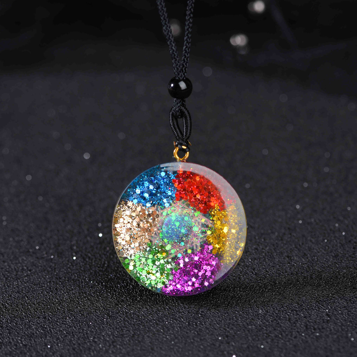Orgonite Pendant Sri Yantra Necklace