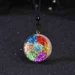 Orgonite Pendant Sri Yantra Necklace